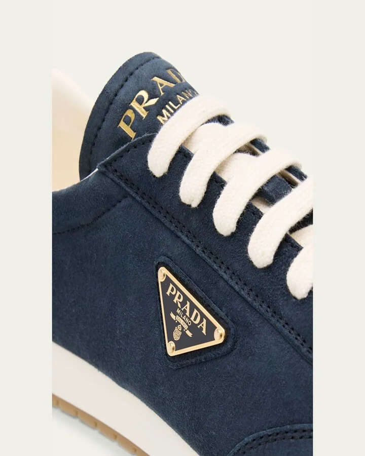 Men's Rank Suede T-Toe Retro Runner Sneakers - Image 6