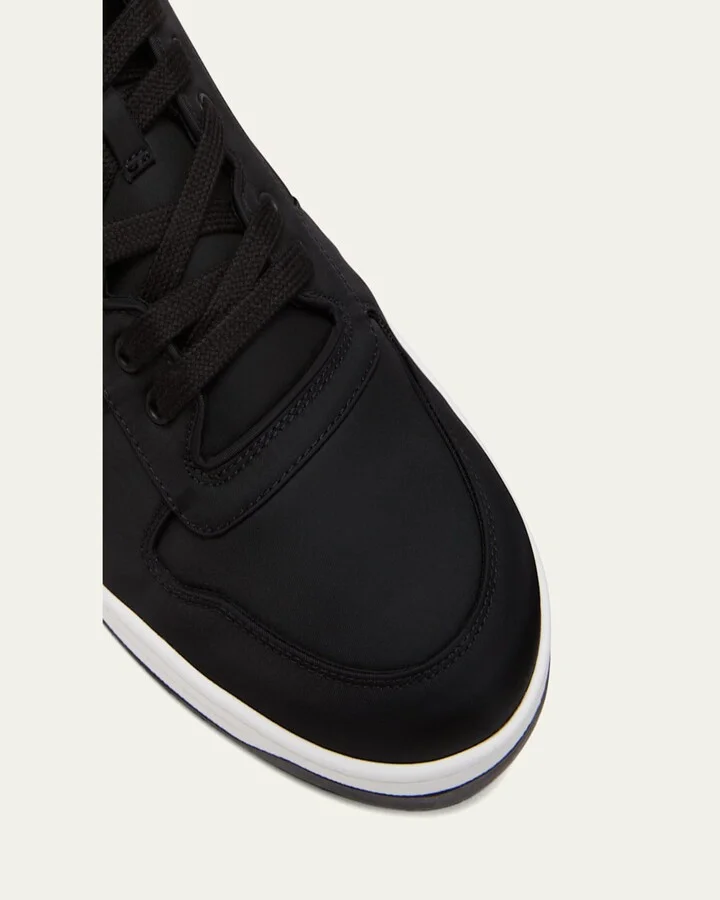 Men's Re-Nylon Triangle Logo Low-Top Sneakers - Image 6