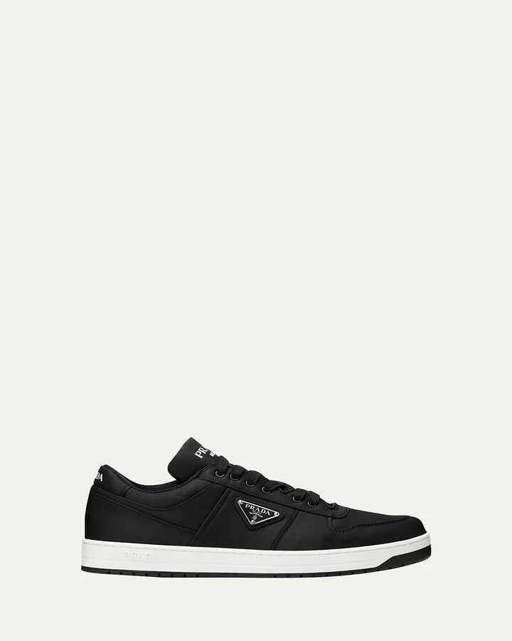 Men's Re-Nylon Triangle Logo Low-Top Sneakers