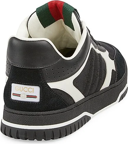 Men's Re-Web GG Canvas Sneakers - Ivory Beige - Size 13 - Image 7