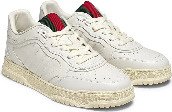 Men's Re-Web Leather Sneakers - Great White - Size 7 - Image 2