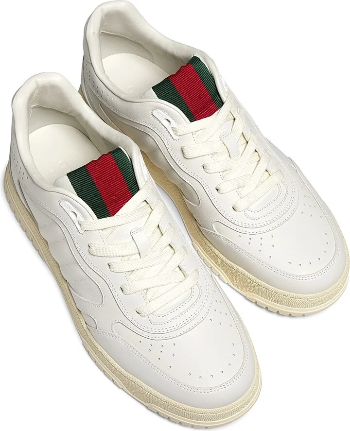 Men's Re-Web Leather Sneakers - Great White - Size 7 - Image 4