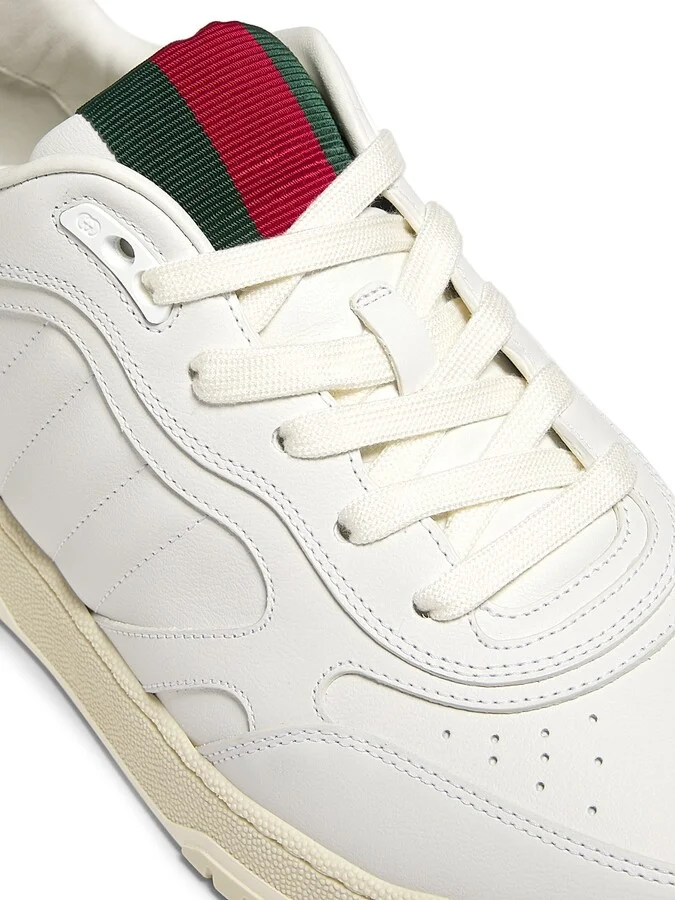 Men's Re-Web Leather Sneakers - Great White - Size 7 - Image 5