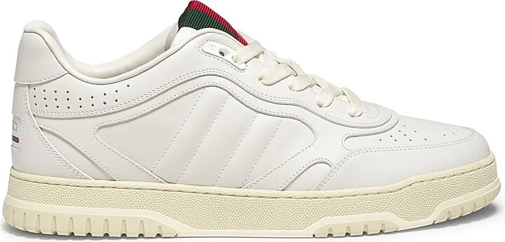 Men's Re-Web Leather Sneakers - Great White - Size 7