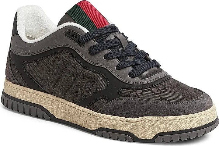 Men's Re-Web Low-Top Sneakers - Grey - Size 8 - Image 2
