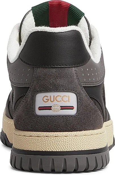 Men's Re-Web Low-Top Sneakers - Grey - Size 8 - Image 3