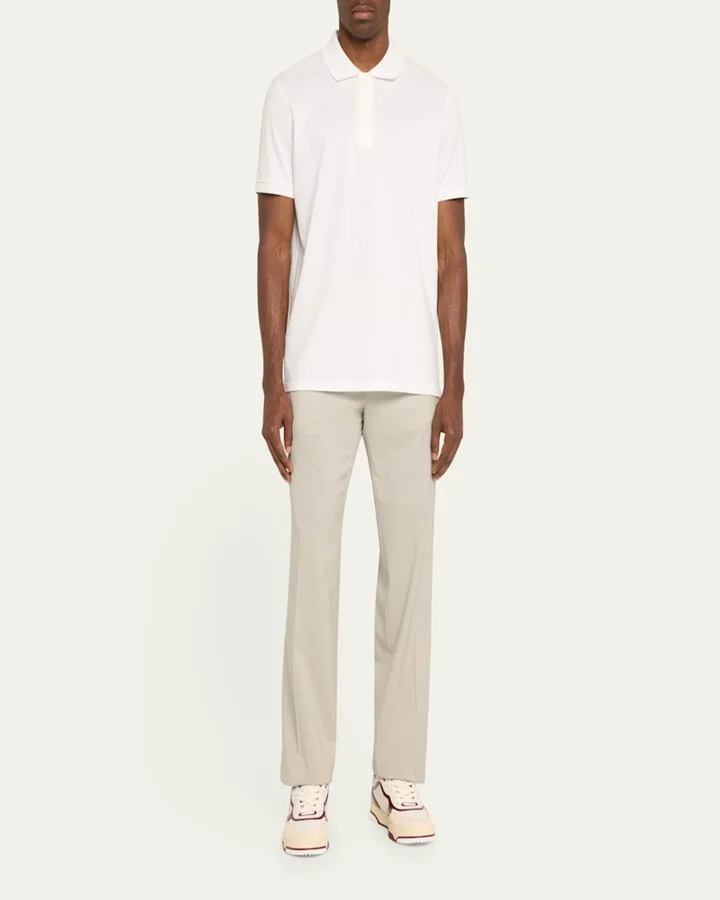 Men's Re-Web Suede and Calf Patent Leather Sneakers - Image 3