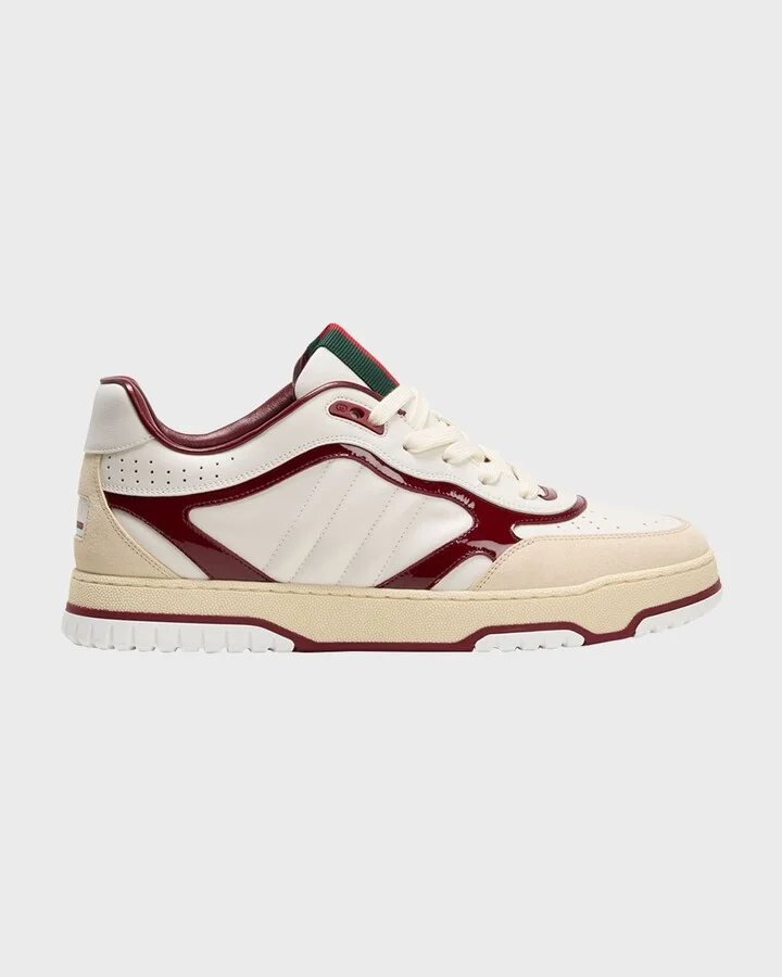 White/dark Red