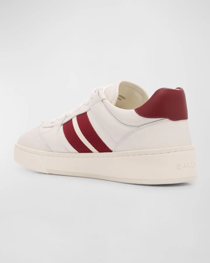 Men's Rebby Low-Top Leather Sneakers - Image 4