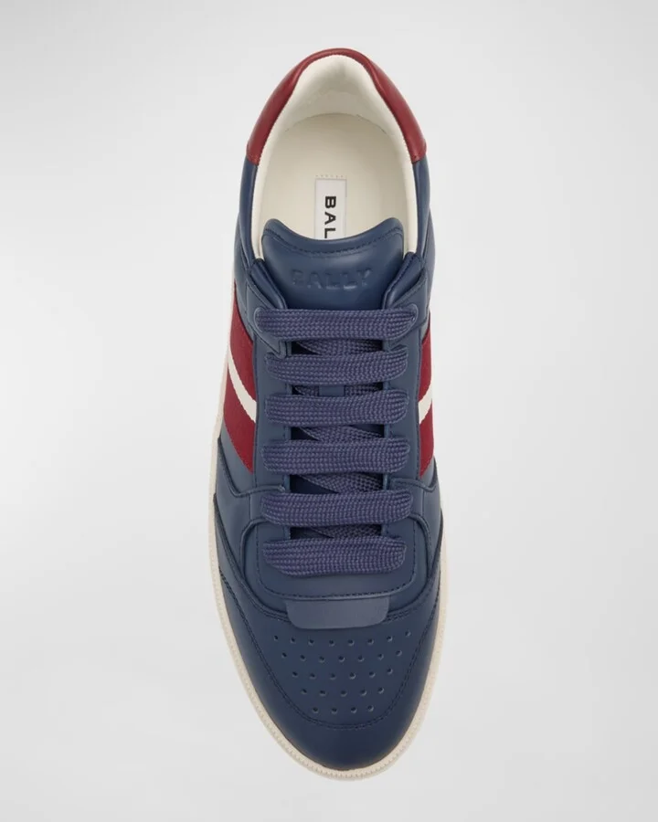 Men's Rebby Low-Top Leather Sneakers - Image 6