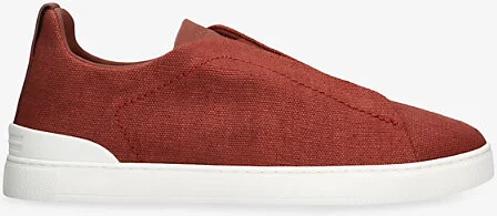 Mens Red/Other X3 Triple Stitch Woven Low-Top Trainers Eur 42.5 / 8.5 Uk Men