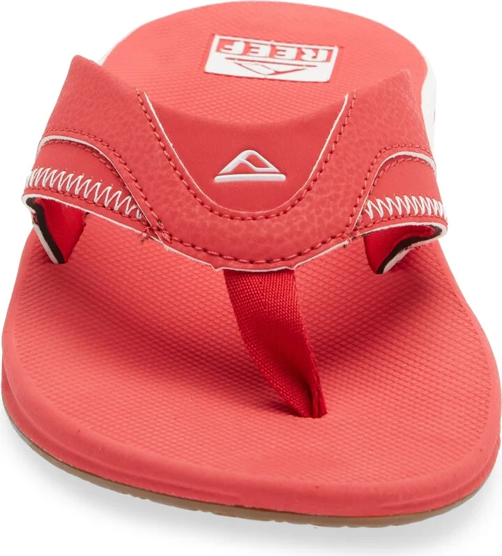 Men's REEF St. Louis Cardinals Fanning Bottle Opener Sandals - Image 4