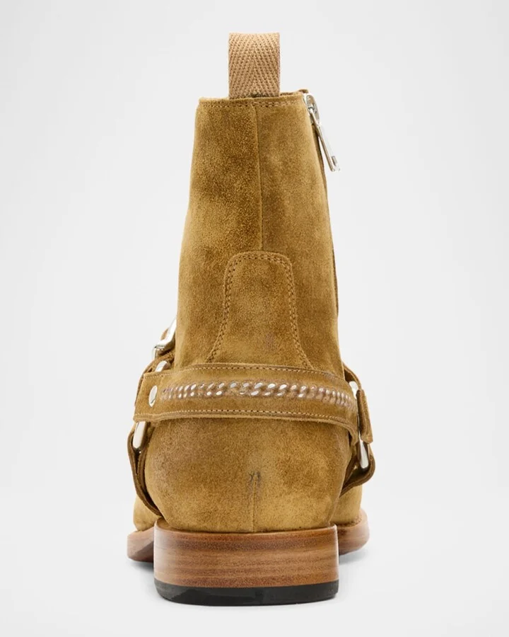 Men's Regent Harness Suede Ankle Boots - Image 8