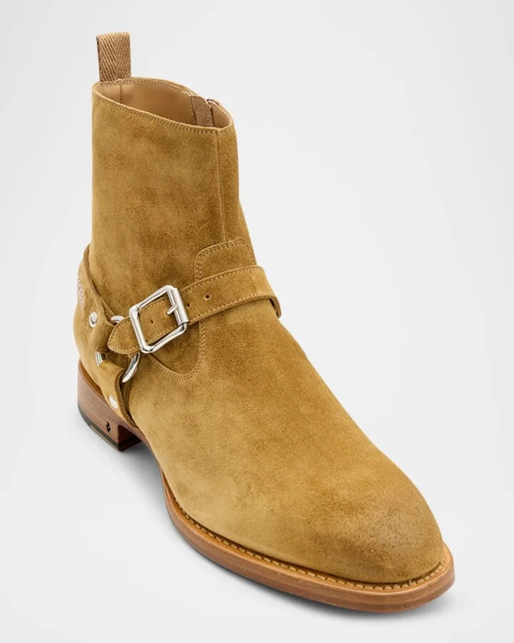 Men's Regent Harness Suede Ankle Boots - Image 9
