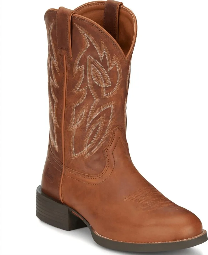 Men's Rendon Brown Western Boots - Ee Width In Cognac