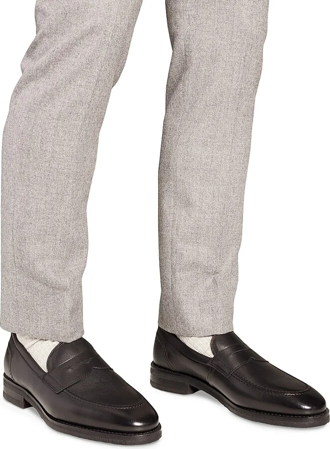 Men's Reserve Roman Leather Penny Loafers - Coffee Brown - Size 7.5 - Image 9