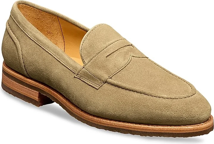 Men's Reserve Roman Suede Penny Loafers - Moss - Size 8 - Image 2