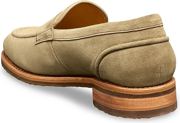 Men's Reserve Roman Suede Penny Loafers - Moss - Size 8 - Image 3