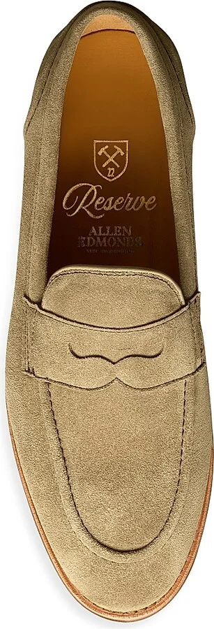 Men's Reserve Roman Suede Penny Loafers - Moss - Size 8 - Image 4