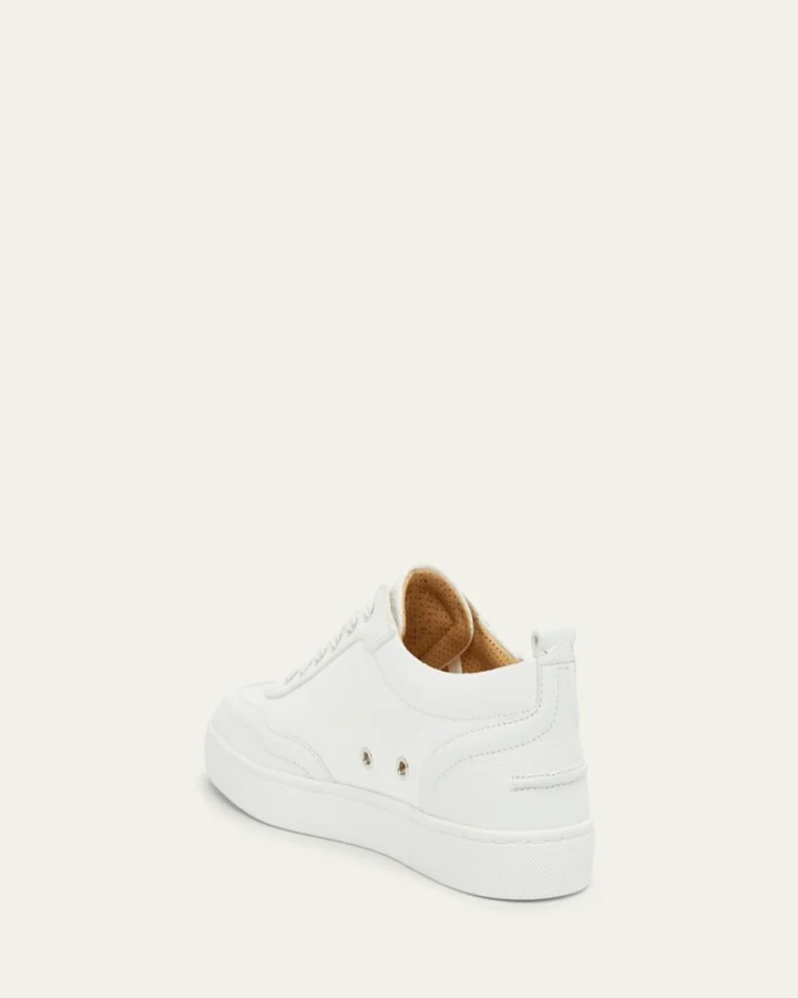 Men's Retero Canvas and Leather Low-Top Sneakers - Image 5