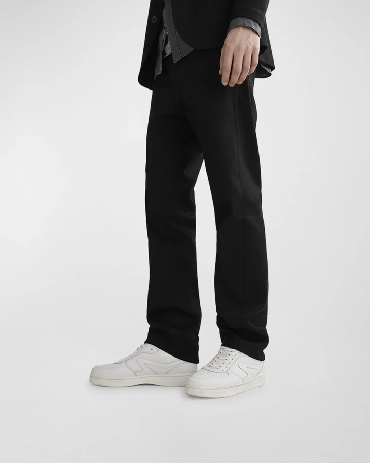 Men's Retro Court Leather Low-Top Sneakers - Image 9