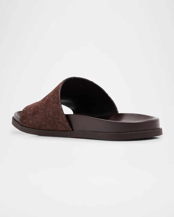 Men's Rhein GG Suede Side Sandals - Image 2