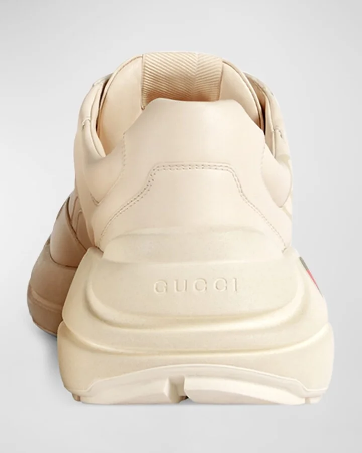 Men's Rhyton Retro Logo Sneakers - Image 3