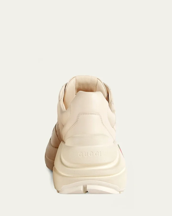 Men's Rhyton Retro Logo Sneakers - Image 2