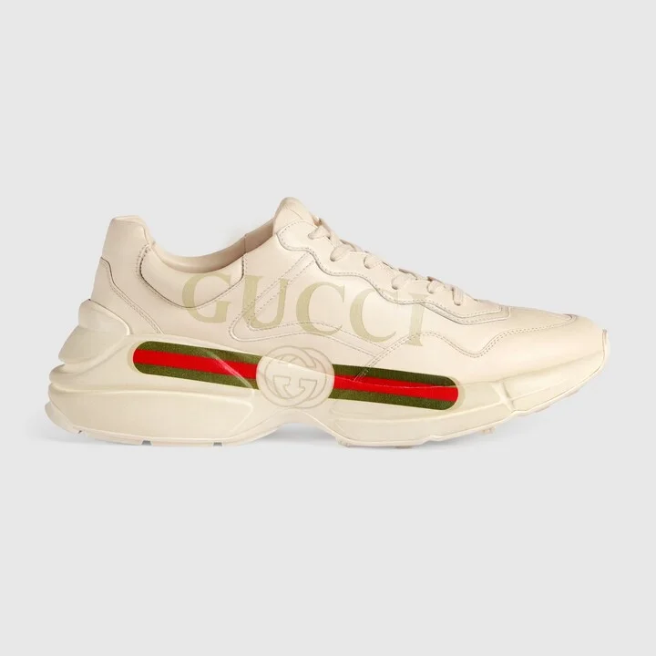 Men's Rhyton sneaker with Gucci logo