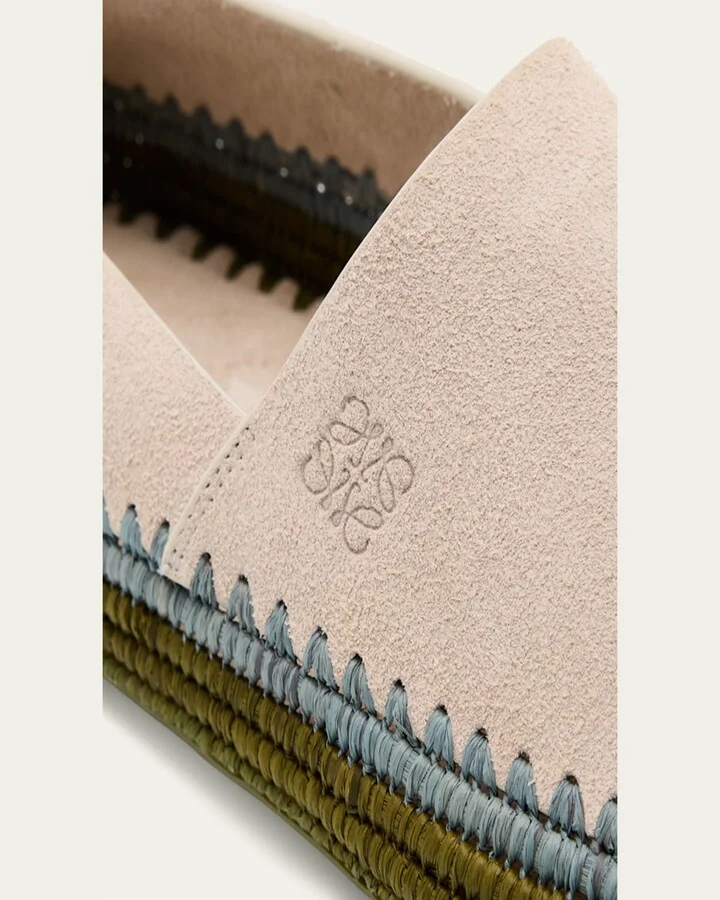 Men's Rio Suede and Raffia Espadrilles - Image 6