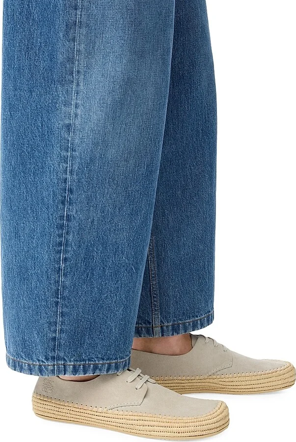 Men's Rio Suede Lace-Up Espadrilles - Light Grey - Size 7 - Image 5