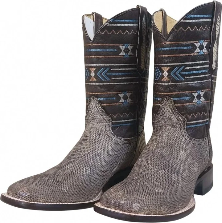 Men's Ritch Lizard Boots In Grey