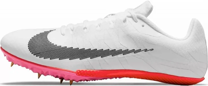 Men's Rival S 9 Track Shoes Spikes In White