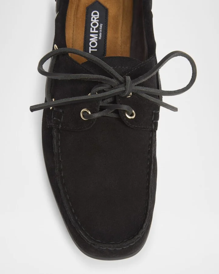 Men's Robin Suede Boat Shoes - Image 5