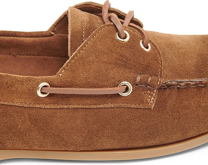 Men's Robin Suede Boat Shoes - Tobacco Amber - Size 10 - Image 5