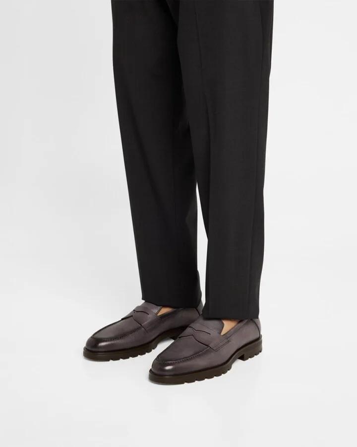 Men's Rock Deerskin Penny Loafers - Image 4