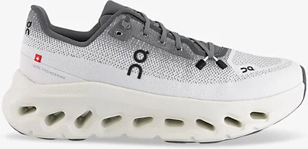 Mens Rock Ivory Cloudtilt Cushioned-Sole Woven Low-Top Trainers Eur 43.5 / 9.5 Uk Men