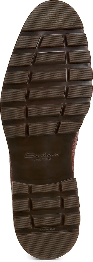 Men's Rock Leather Penny Loafers - Brown - Size 7 - Image 5
