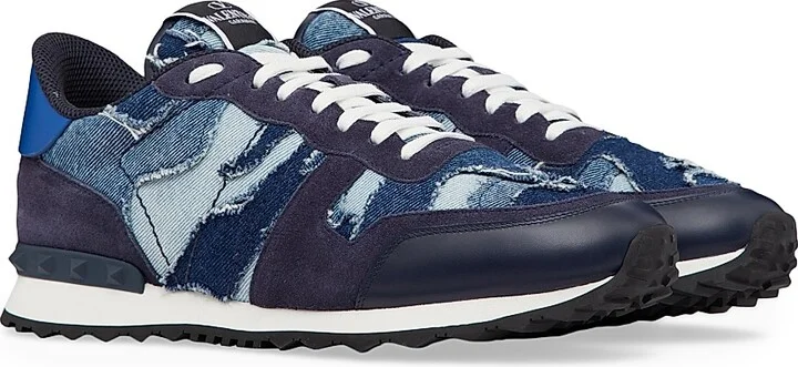Men's Rockrunner Camouflage Sneakers - Denim Blue - Size 8 - Image 2