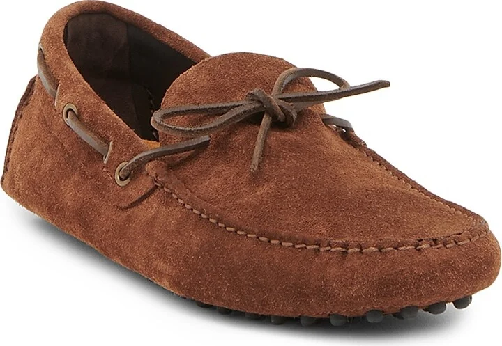 Men's Rod Suede Driving Loafers - Dark Whisky - Size 10 - Image 2
