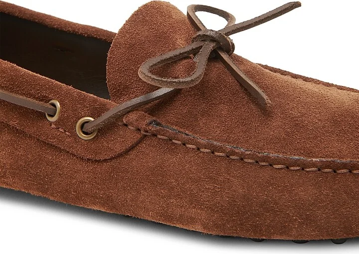 Men's Rod Suede Driving Loafers - Dark Whisky - Size 10 - Image 5