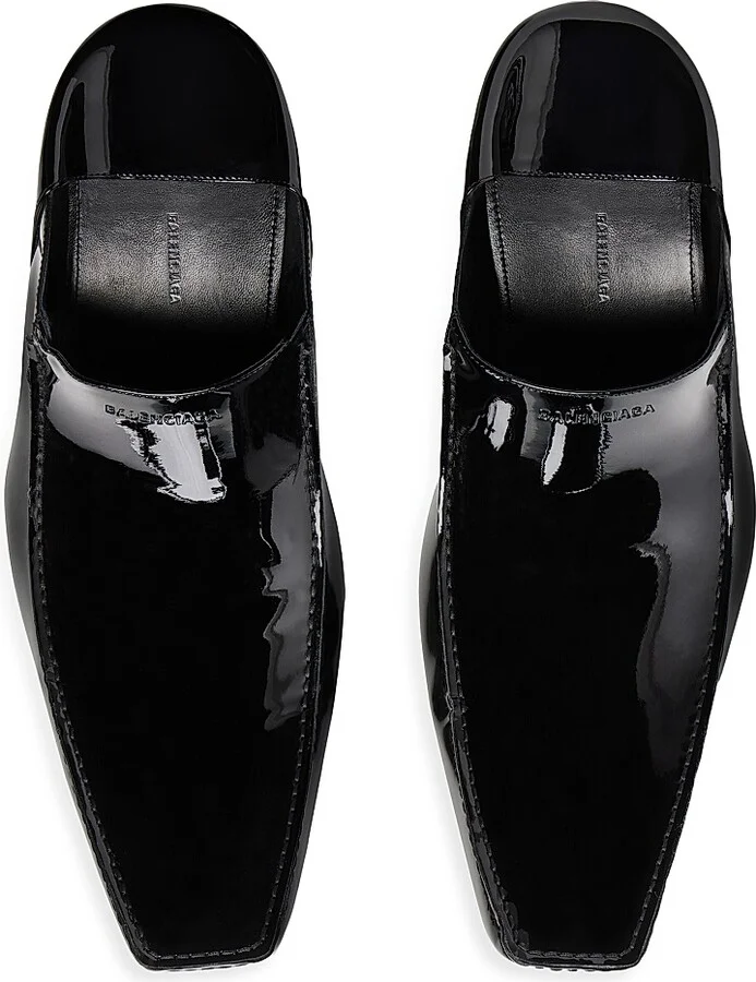 Men's Romeo Mules - Black - Size 8 - Image 4
