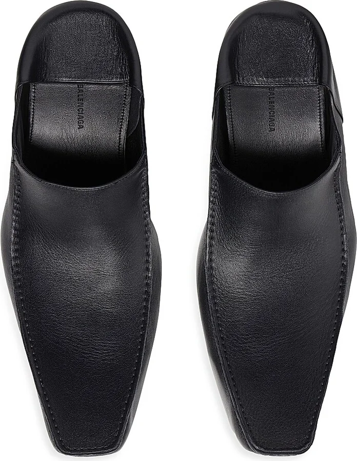 Men's Romeo Mules - Black - Size 9 - Image 5
