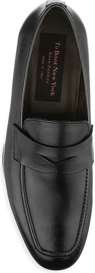 Men's Ronny Leather Loafers - Nero - Size 7 - Image 3