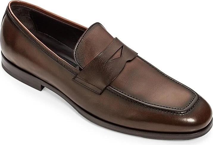 Men's Ronny Leather Loafers - Nero - Size 7 - Image 5