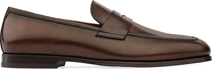 Men's Ronny Leather Loafers - Nero - Size 7 - Image 8