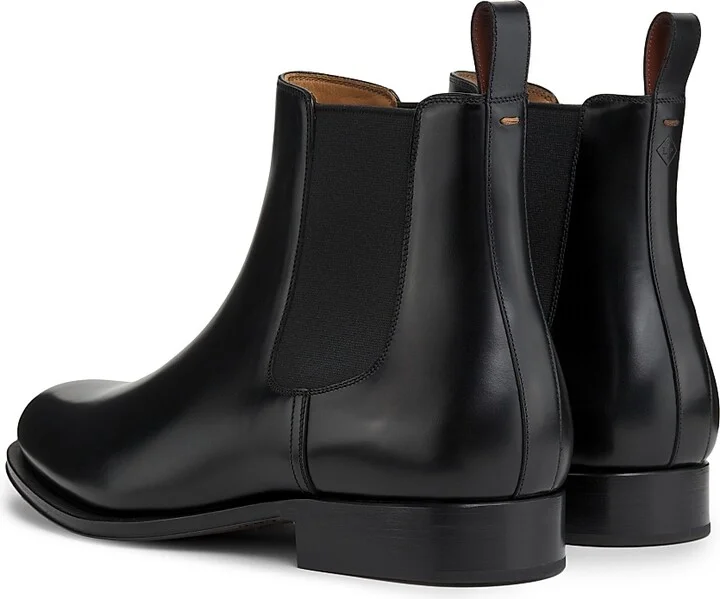 Men's Rory Walk Leather Chelsea Boots - Black - Size 10 - Image 3