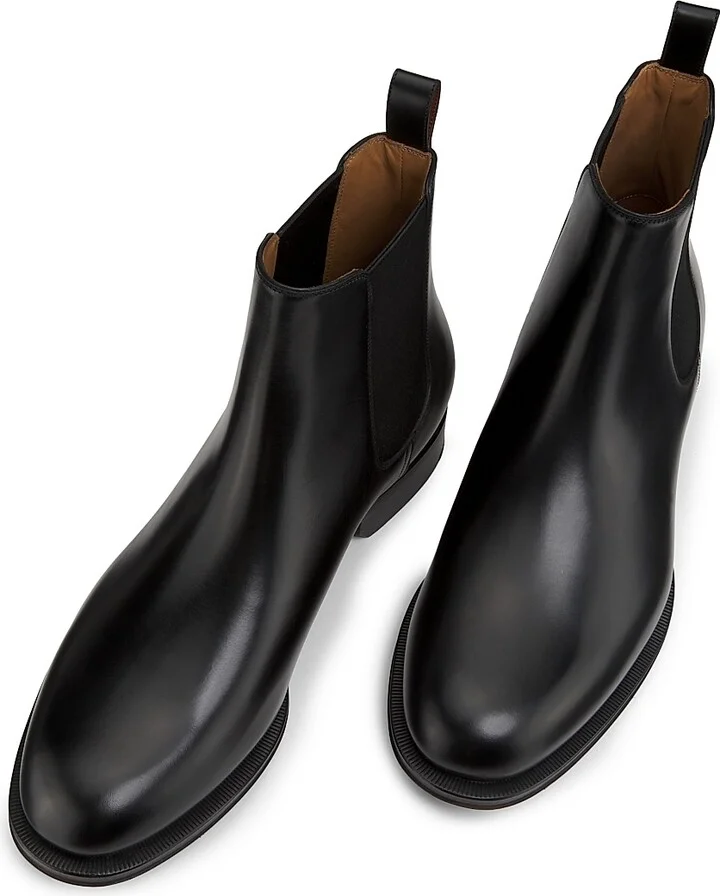 Men's Rory Walk Leather Chelsea Boots - Black - Size 10 - Image 4