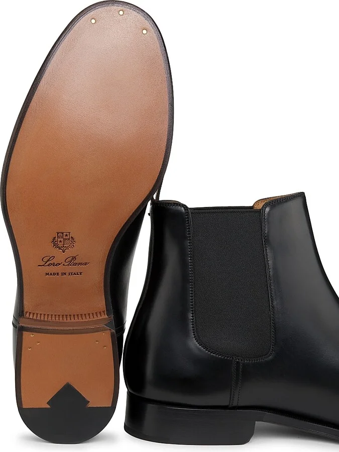 Men's Rory Walk Leather Chelsea Boots - Black - Size 10 - Image 6