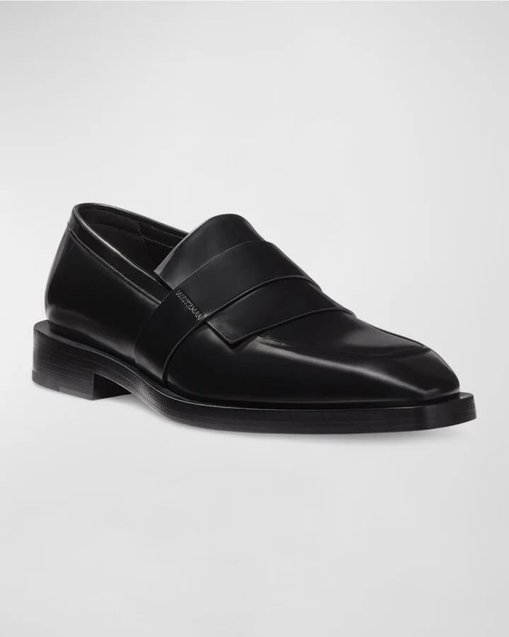 Men's Royce Kiltie Brushed Leather Penny Loafers - Image 2